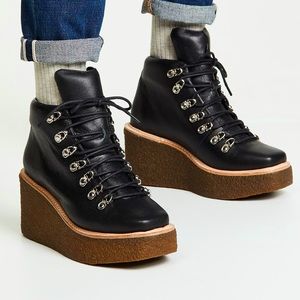 Jeffrey Campbell Women’s Viajar Wedge Hiker Boot